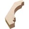 Ekena Millwork 3-inch W x 18-inch D x 18-inch H Pescadero Rough Cedar Woodgrain TimberThane Knee Brace, Primed BRCUR03X18X18PECRCPR - alternate 2